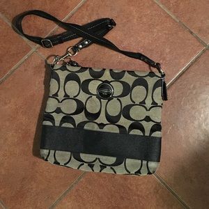 Coach signature crossbody